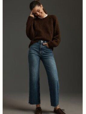 rag & bone High-Rise crop Wide-Leg jeans